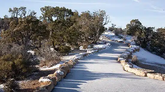 Grand Canyon Winter path
