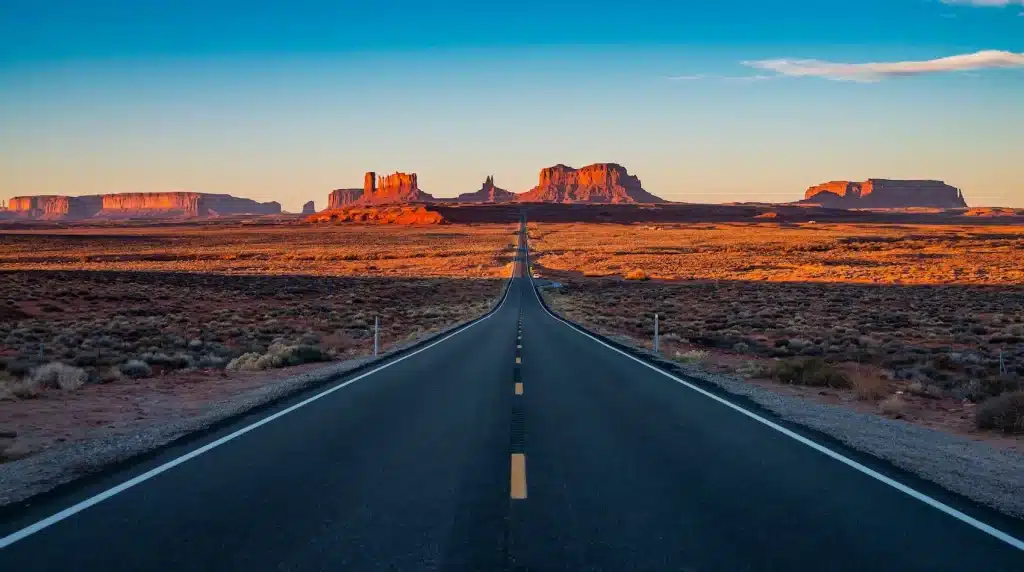 Forrest Gump Point View of Monument Valley on US 163